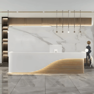Multifunctional Storage Reception Desk - L240 x W60 x H100 CM