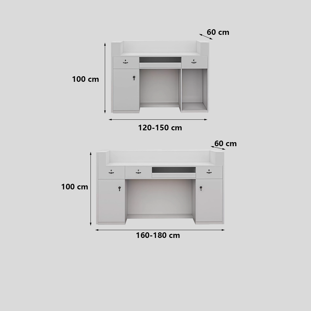 Multipurpose Reception Desk, Cashiers' Counter Multipurpose Reception Desk, Cashiers' Counter