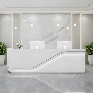 Multipurpose Reception Desk, Cashiers' Counter - L120 X W60 X H100 CM