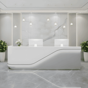 Multipurpose Reception Desk, Cashiers' Counter - L120 X W60 X H100 CM