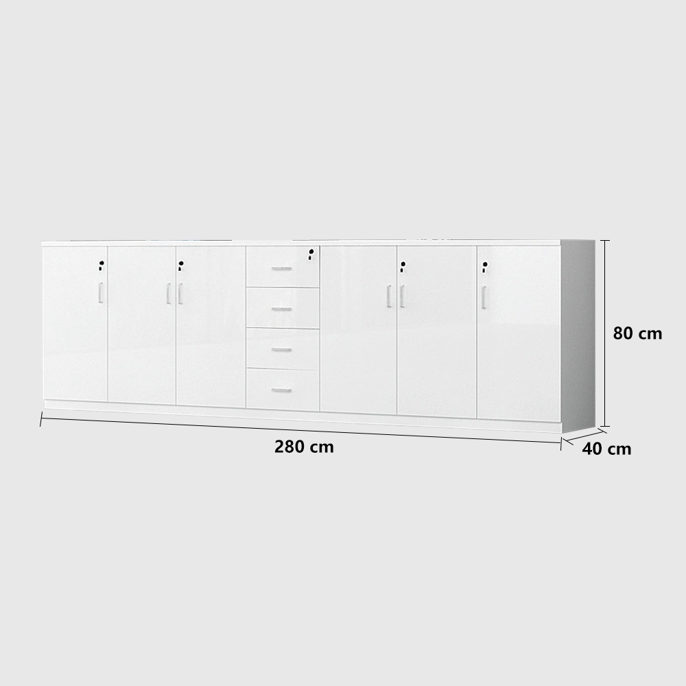 Office Low Cabinet with Lock - Secure File Storage Office Low Cabinet with Lock - Secure File Storage