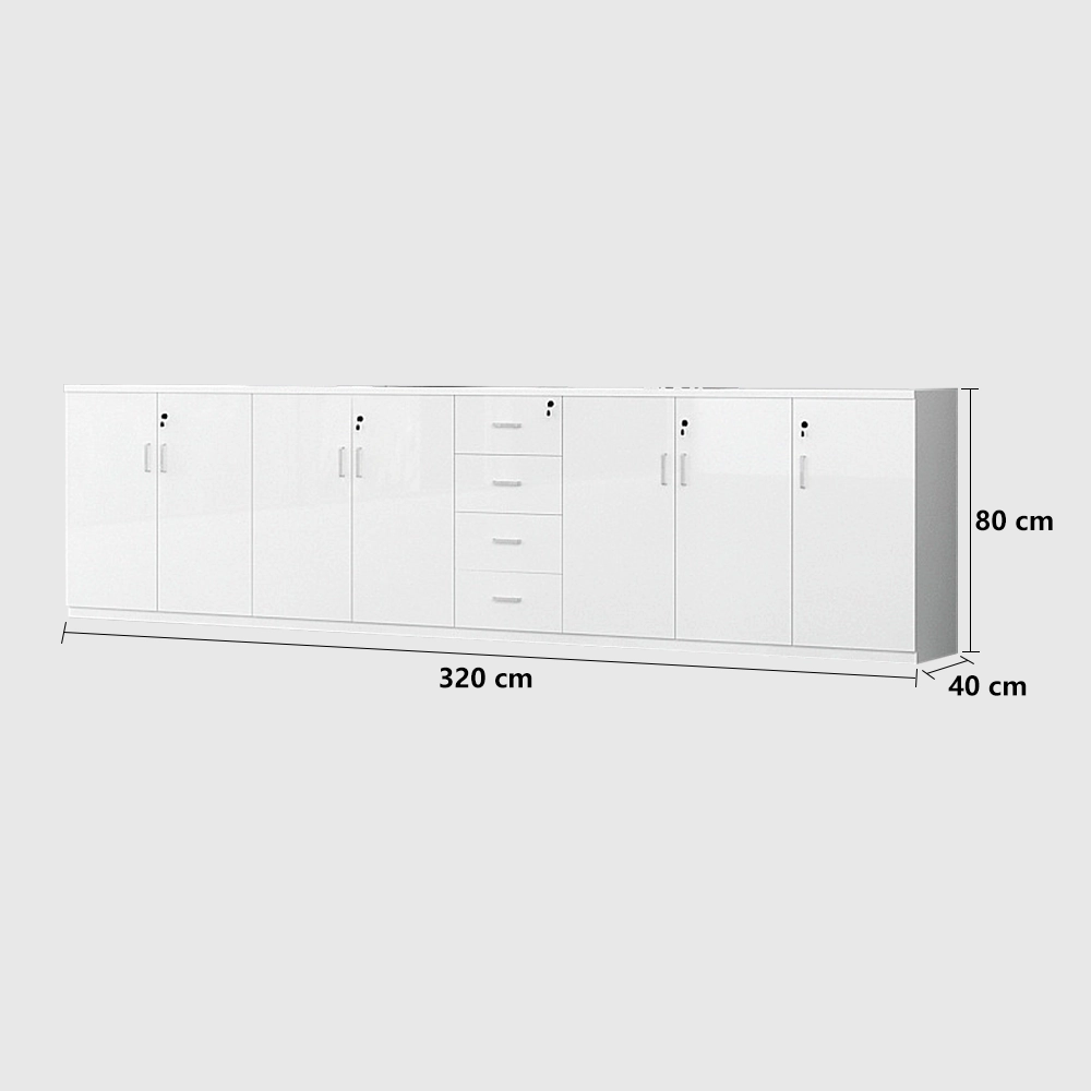 Office Low Cabinet with Lock - Secure File Storage Office Low Cabinet with Lock - Secure File Storage