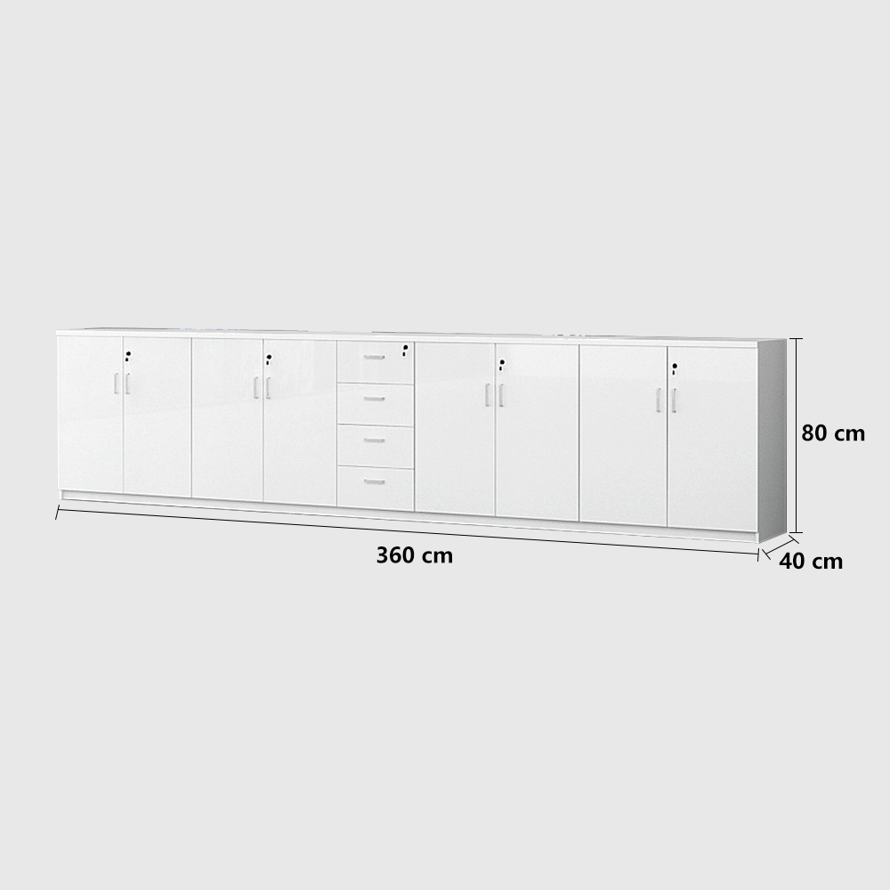 Office Low Cabinet with Lock - Secure File Storage Office Low Cabinet with Lock - Secure File Storage