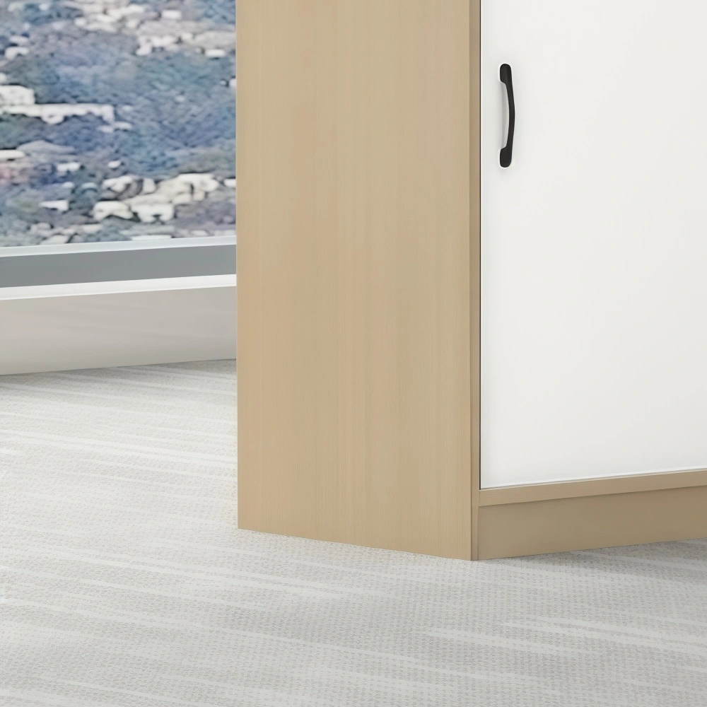 Office Storage Cabinet - Wooden Sliding Doors Office Storage Cabinet - Wooden Sliding Doors