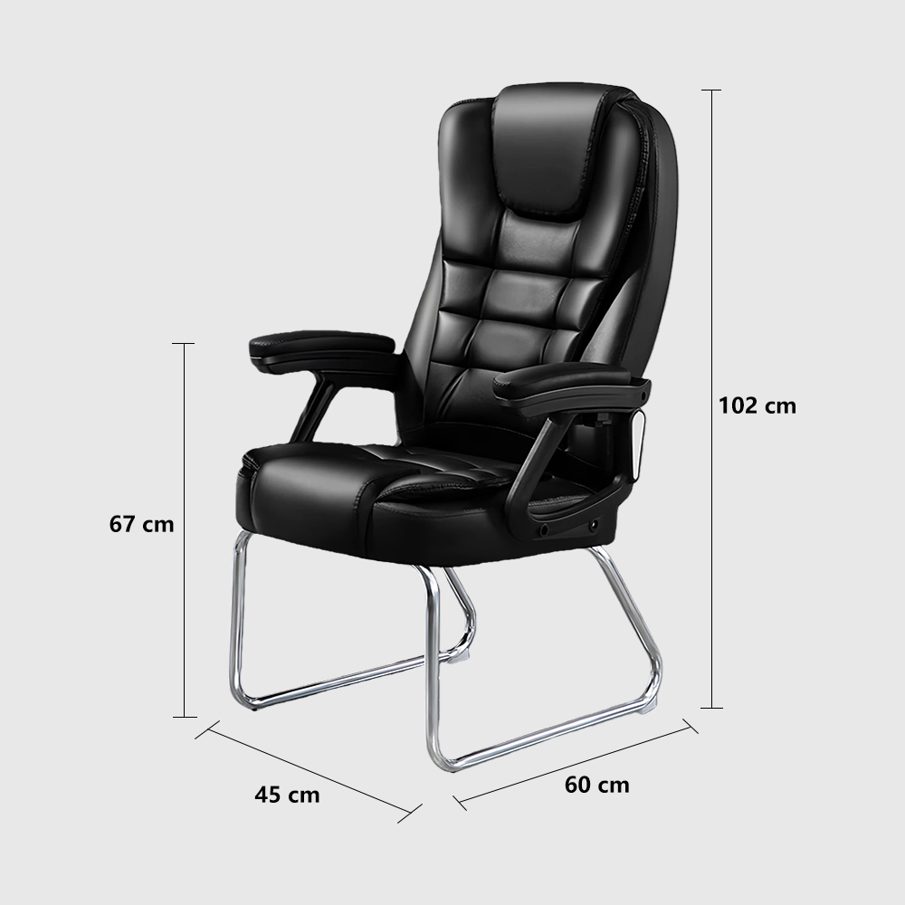 Reclinable Bowed Office Chair - Ultimate Comfort Reclinable Bowed Office Chair - Ultimate Comfort