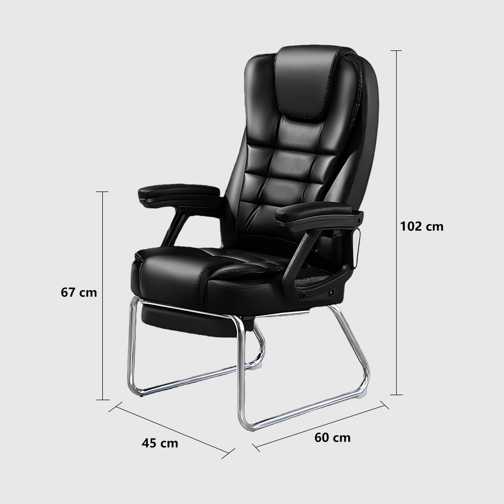 Reclinable Bowed Office Chair - Ultimate Comfort Reclinable Bowed Office Chair - Ultimate Comfort