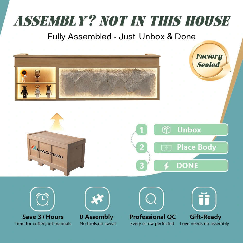 Retro Reception Desk - Maoters Retro Reception Desk - Maoters