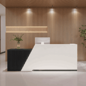 Showcase Brand Style Influencer Reception Desk - L160 x W60 x H100 CM