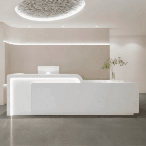 Simple Corporate Reception Desk - Maoters - L380 x W60 x H100 CM