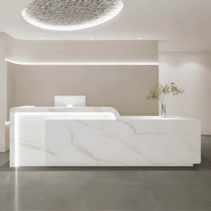 Simple Corporate Reception Desk - Maoters - L380 x W60 x H100 CM