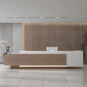 Simple Fashion Reception Desk - L240 x W60 x H100 CM