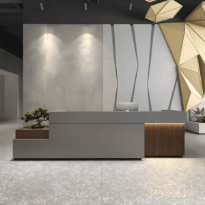 Simple Modern Company Hotel Reception Front Desk - L180 x W60 x H100 CM