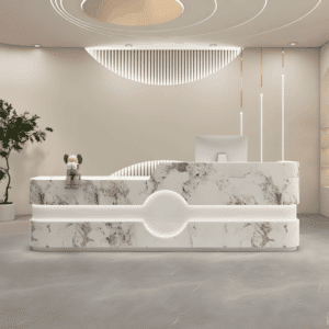 Simple Modern Creative Reception Desk - L220 x W60 x H100 CM