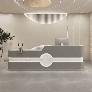 Simple Modern Creative Reception Desk - L240 x W60 x H100 CM