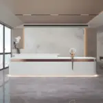Simple Modern High-end Front Desk Reception