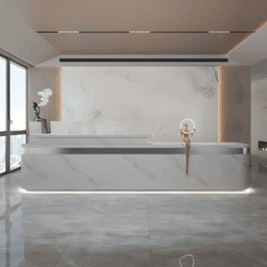 Simple Modern High-end Front Desk Reception - L100 x W60 x H100 CM