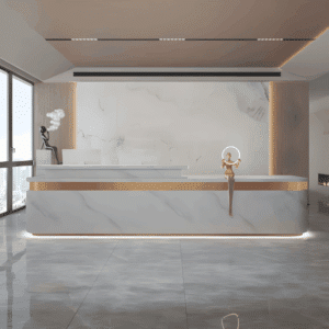Simple Modern High-end Front Desk Reception - L180 x W60 x H100 CM
