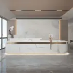 Simple Modern High-end Front Desk Reception