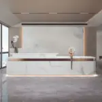 Simple Modern High-end Front Desk Reception