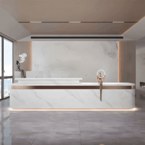 Simple Modern High-end Front Desk Reception - L150 x W60 x H100 CM