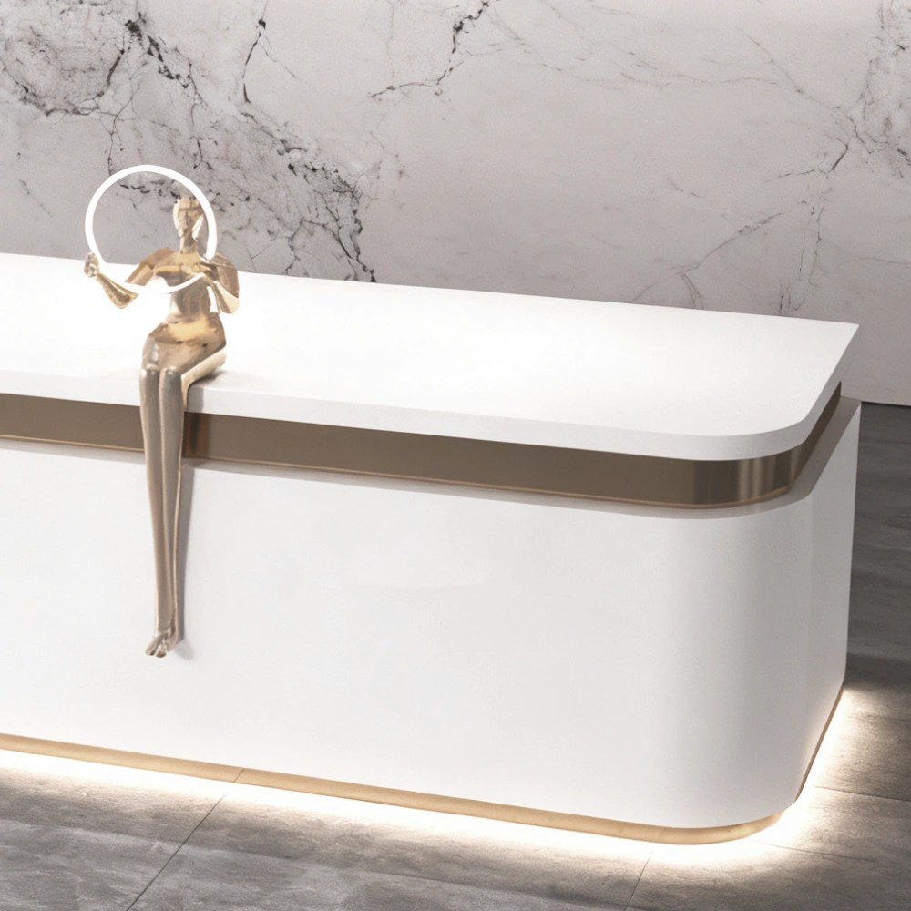 Simple Modern High-end Front Desk Reception Simple Modern High-end Front Desk Reception