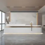 Simple Modern High-end Front Desk Reception