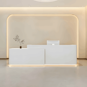 Simple Modern Lacquered Front Desk - L160 x W60 x H100 CM