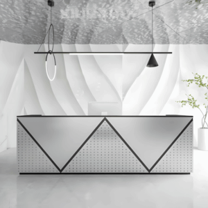 Simple Modern Light Luxury Reception Desk - L180 x W60 x H100 CM