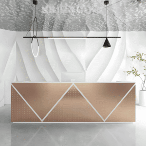 Simple Modern Light Luxury Reception Desk - L180 x W60 x H100 CM