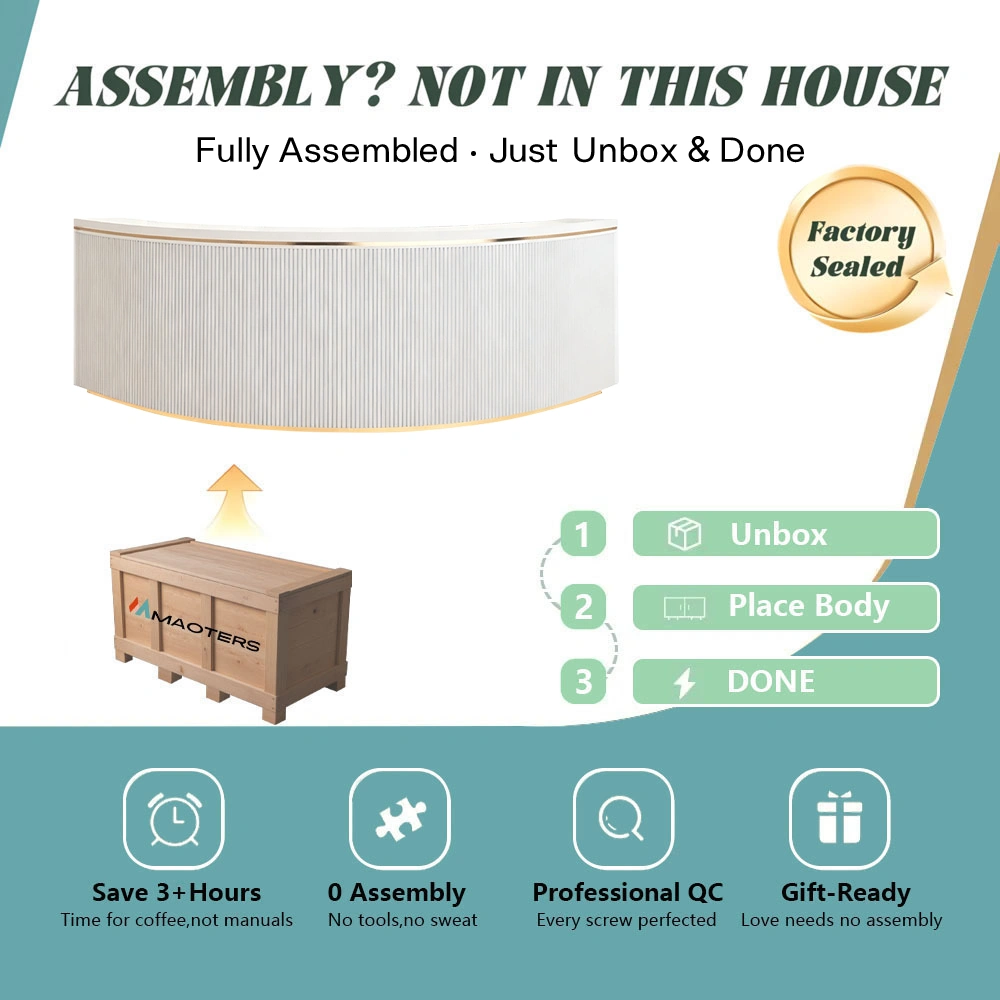 Simple Modern Round Bar Cashier Table Simple Modern Round Bar Cashier Table - Maoters