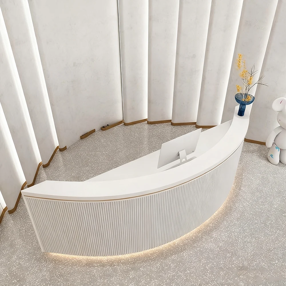 Simple Modern Round Bar Cashier Table Simple Modern Round Bar Cashier Table - Maoters