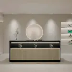 Simple Rattan Cashier Counter - Maoters