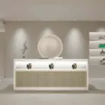 Simple Rattan Cashier Counter - Maoters