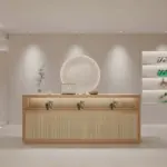 Simple Rattan Cashier Counter - Maoters