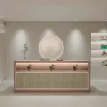 Simple Rattan Cashier Counter - Maoters