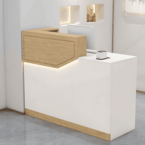 Simple Small Bar Table Cashier Desk - Maoters - L140 x W45 x H100 CM, Right type