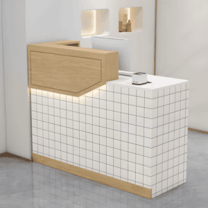 Simple Small Bar Table Cashier Desk - Maoters - L160 x W45 x H100 CM, Right type