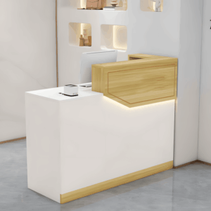 Simple Small Bar Table Cashier Desk - Maoters - L100 x W45 x H100 CM, Left type