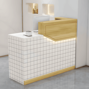 Simple Small Bar Table Cashier Desk - Maoters - L160 x W45 x H100 CM, Left type