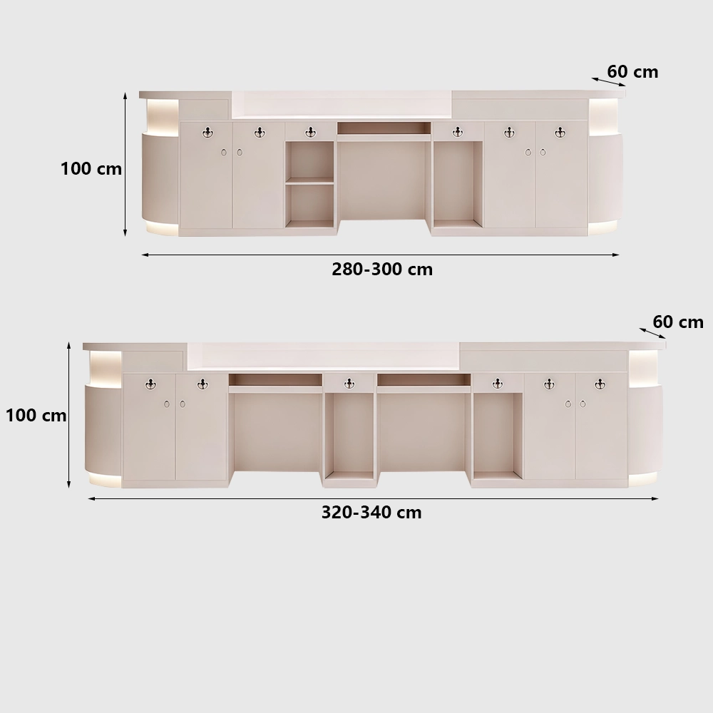 Simple and Stylish Rectangular Reception Desk - Maoters Simple and Stylish Rectangular Reception Desk - Maoters