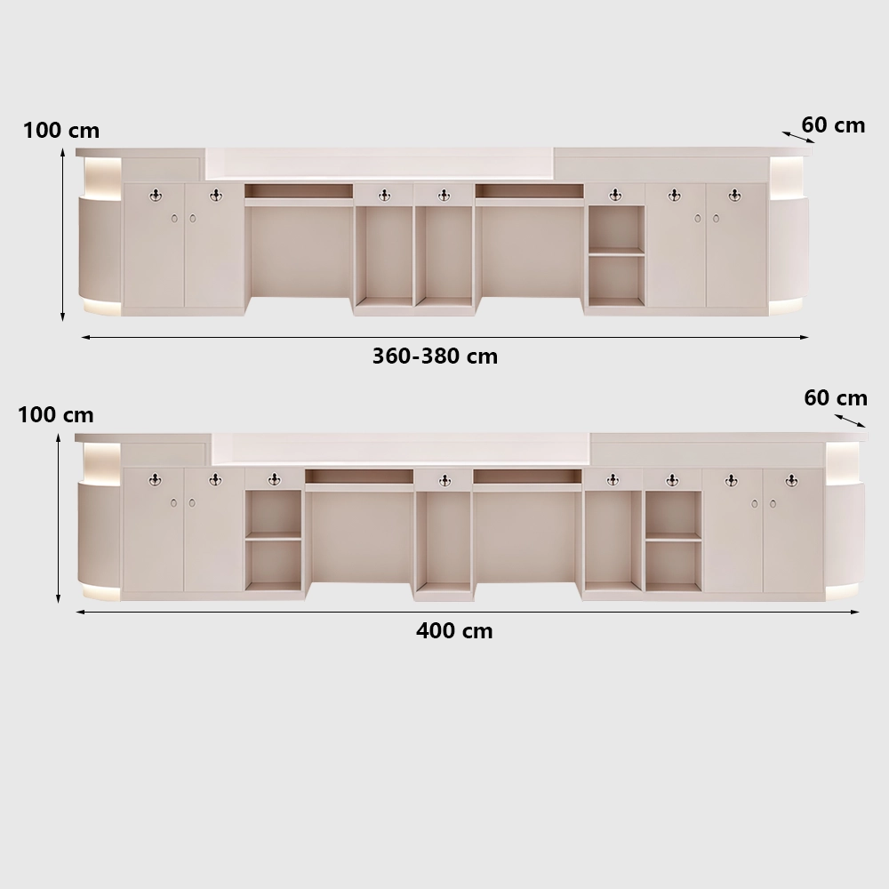 Simple and Stylish Rectangular Reception Desk - Maoters Simple and Stylish Rectangular Reception Desk - Maoters