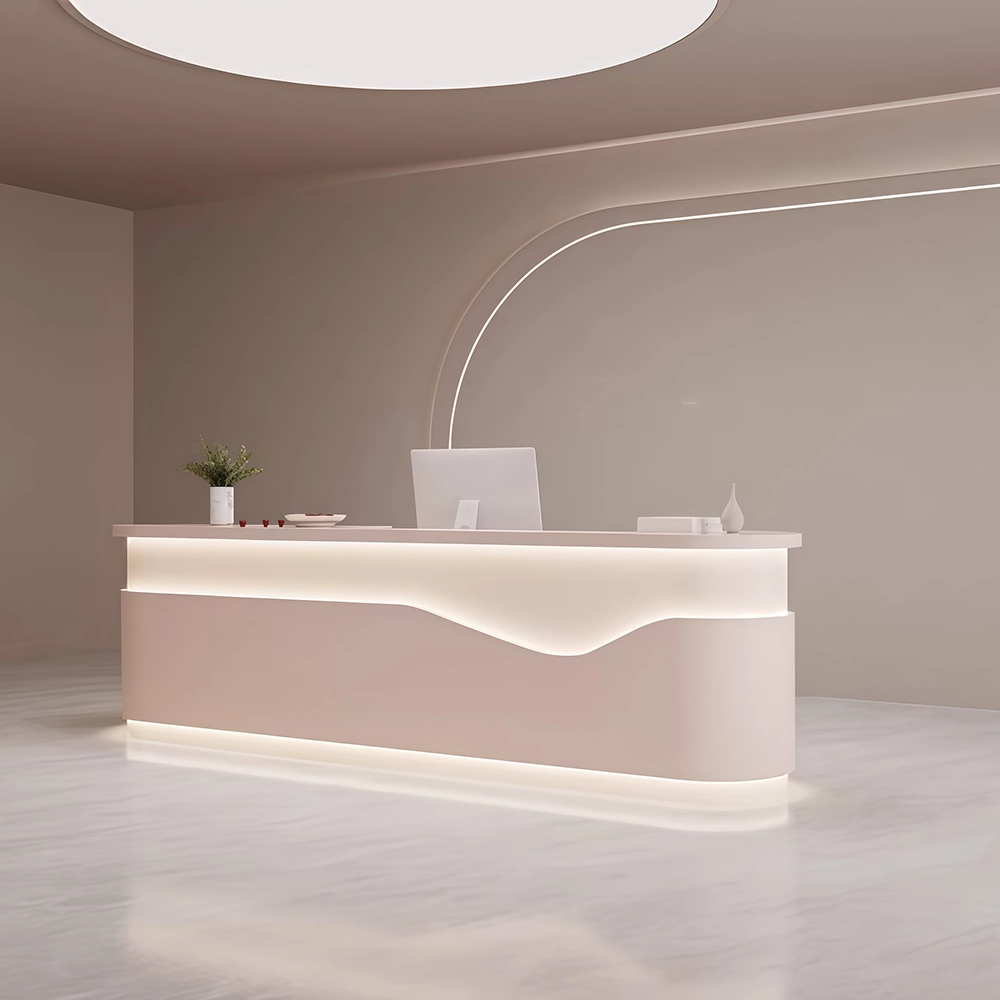 Simple and Stylish Rectangular Reception Desk - Maoters Simple and Stylish Rectangular Reception Desk - Maoters