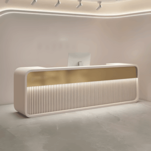 Simple Modern Hotel Company Front Desk - L320 x W60 x H100 CM