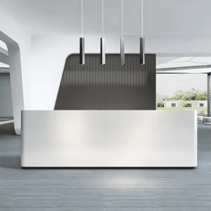 Simple Modern Lacquer Office Reception Desk - L120 X W66 X H105 CM