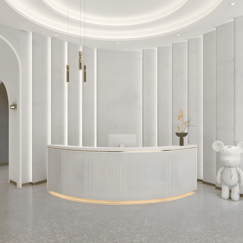 Simple_Modern_Round_Bar_Cashier_Table_-_Maoters Simple Modern Round Bar Cashier Table - Maoters