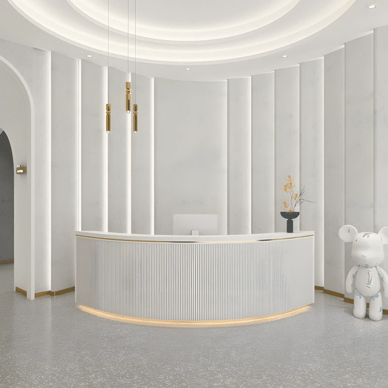 Simple Modern Round Bar Cashier Table - Maoters Simple Modern Round Bar Cashier Table - Maoters