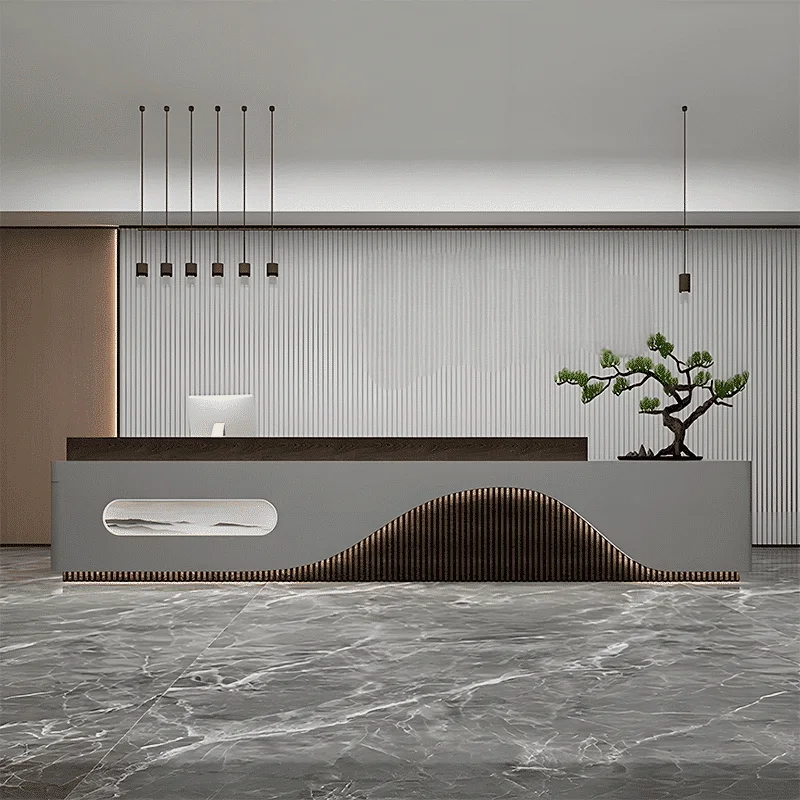 Simple and Modern Hotel Reception Desk Simple and Modern Hotel Reception Desk