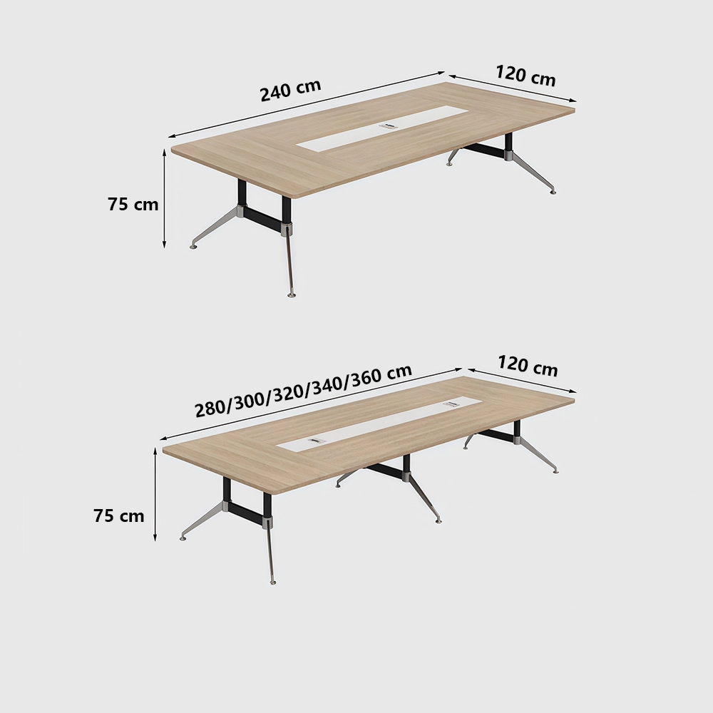 Sleek and Functional Modern Conference Table Set Sleek and Functional Modern Conference Table Set