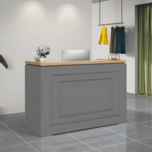 Small Reception Desk Minimalist Modern - L100 X W50 X H100 CM