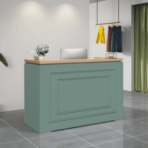 Small Reception Desk Minimalist Modern - L120 X W50 X H100 CM
